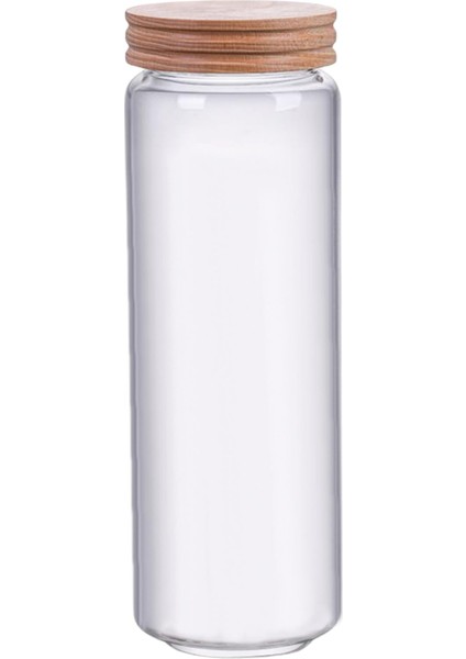 Şeffaf Cam Depolama Kavanoz Teraryum Kutuları Şeker Baharat Un 7X30 cm (Yurt Dışından)
