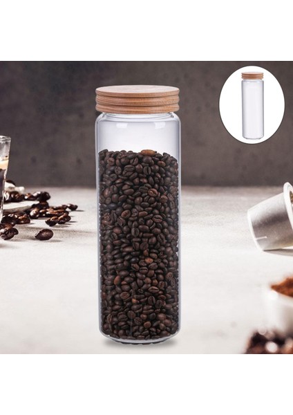 Şeffaf Cam Depolama Kavanoz Teraryum Kutuları Şeker Baharat Un 7X30 cm (Yurt Dışından) fırsatları
