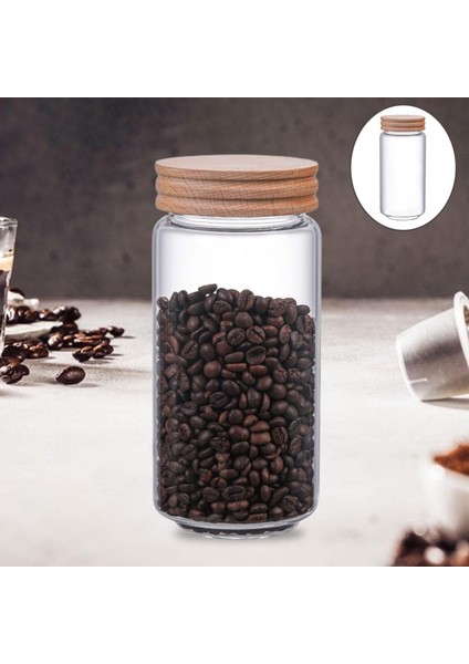 Şeffaf Cam Depolama Kavanoz Teraryum Kutuları Şeker Baharat Un 7X19CM (Yurt Dışından) indirimleri