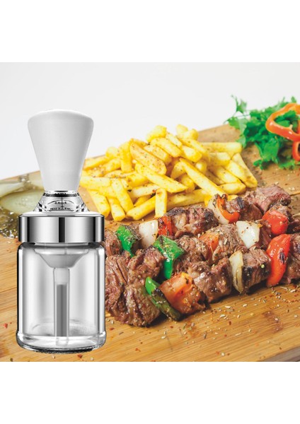 135ml Fırçalı Damlalık Yağ Şişesi - Beyaz (Yurt Dışından) modelleri