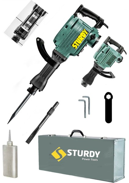 Power Tools Japon Technology 4200 W 2022 New Seri 16 kg 59 Joule Prof Kırıcı Keski ve Murç