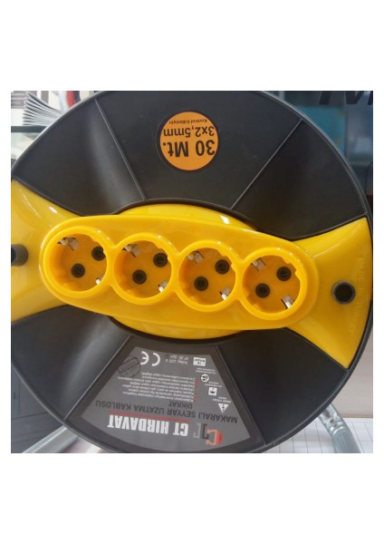 CT7005 30MT Makaralı Kablo 3x2.5