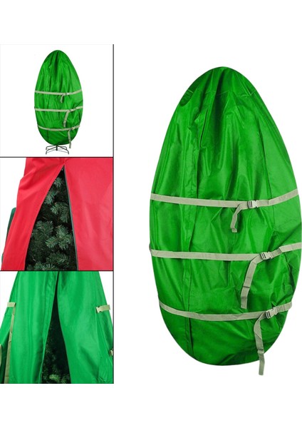 Bir Stand Yeşil 89X190 cm Üzerinde Monte Noel Ağacı Için Ağır Oxford Kumaş Saklama Çantası(Yurt Dışından) indirimleri