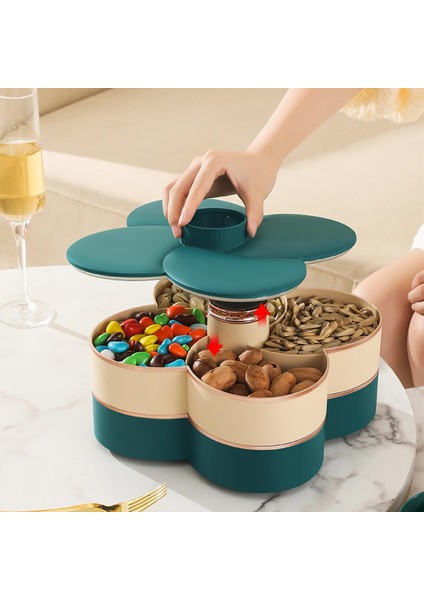 Mutfak İçin 4 Bölmeli Depolama Tepsi - Yeşil (Yurt Dışından) modelleri