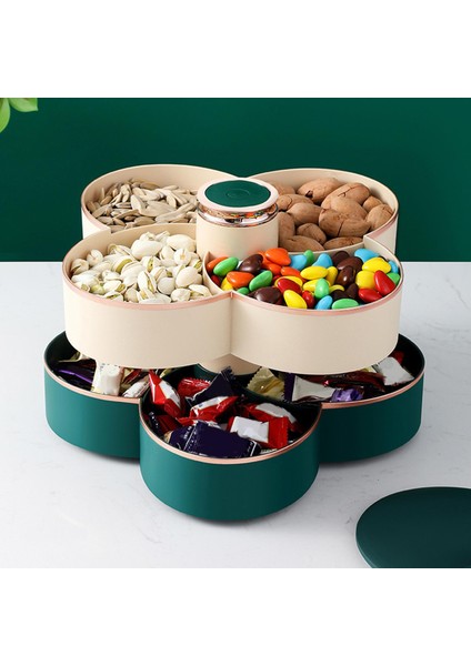 Mutfak İçin 4 Bölmeli Depolama Tepsi - Yeşil (Yurt Dışından) fırsatları