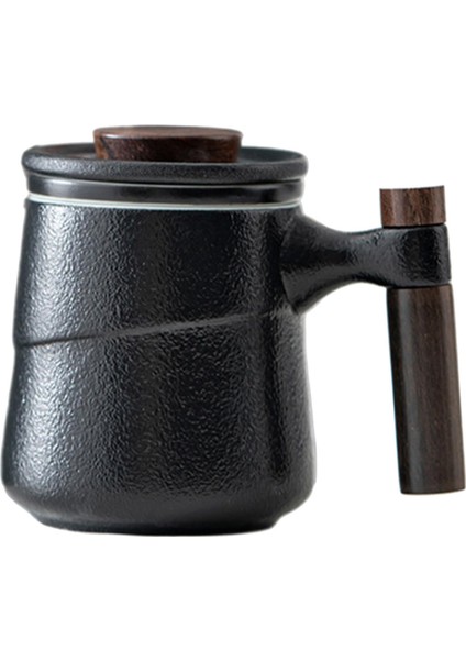 Seramik Çay Demleme Kupası - Siyah (Yurt Dışından)