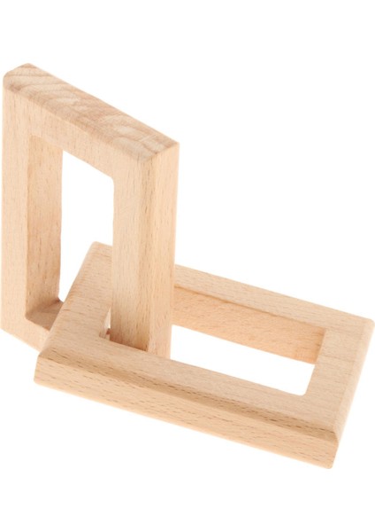 Zincir Bağlantı Dekoru Ahşap Zanaat Sanat Ev Yatak Odası Için 11.5x4.7cm Ark Kenar fırsatları