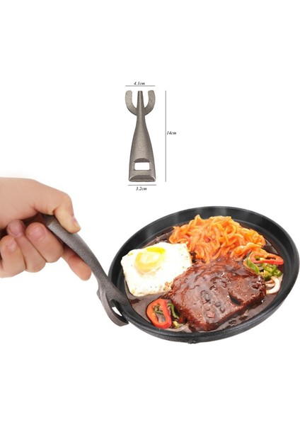 Biftek Sizzle Plate Restoran Tedarik 8 "/ 10" / 12 "ızgara Biftek Etler Için 12 Inç