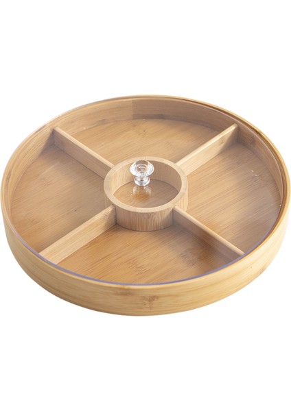 Doğal Bambu Yuvarlak Servis Tepsisi 30X30X4CM(Yurt Dışından) fiyatları