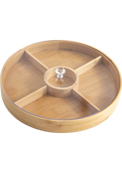 Doğal Bambu Yuvarlak Servis Tepsisi 30X30X4CM(Yurt Dışından) fırsatları