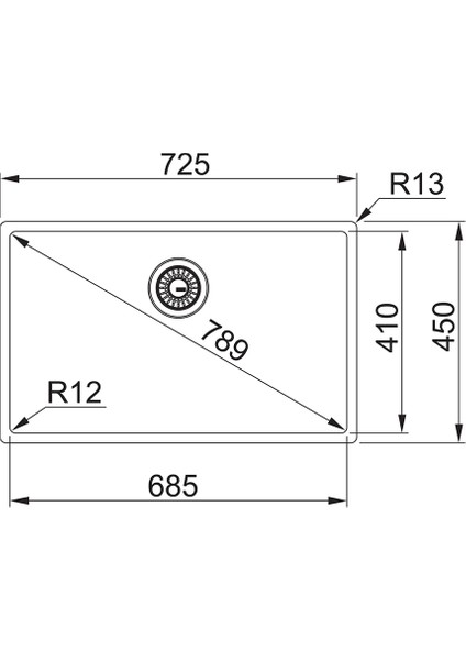 Bxx 210/110-68 Box Inox Tezgah Üstü/sıfır/altı Eviye fiyatları