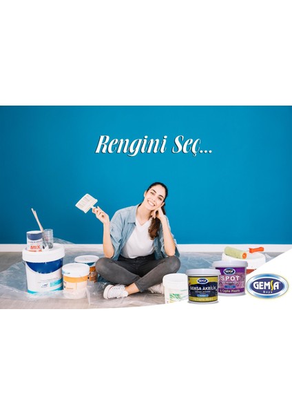 Gemsa Unisil Plastik Iç Cephe Boyası Su Bazlı 1 kg Iris fiyatları