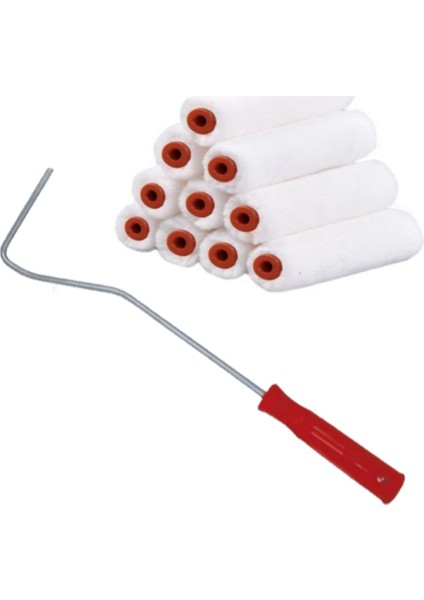 10 cm Epoksi Rulo Ithal 10 Adet Isonem MS82 Thermalpaint Sıvı Cam Vernik Antipas Rulosu