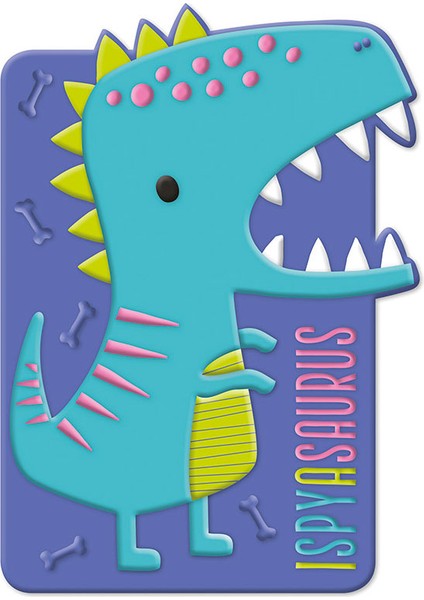 I Spy A Saurus Shaped Soft Pvc Cover Bb Makebelieveideas Pub