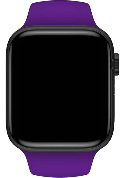 Apple Watch Kordon 1 2 3 4 5 6 7 Se Seri 38MM - 40MM Uyumlu Kayış Bileklik Kordon Mor