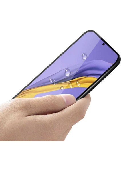 Samsung Galaxy A72 Tam Kaplayan Kırılmaz Full Ekran Koruyucu Telefon Camı