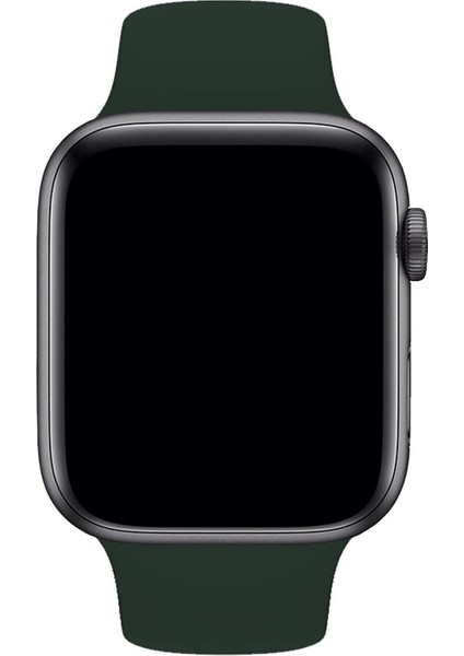 Apple Watch Kordon 1 2 3 4 5 6 7 Se Seri 38MM - 40MM Uyumlu Kayış Bileklik Kordon Yeşil