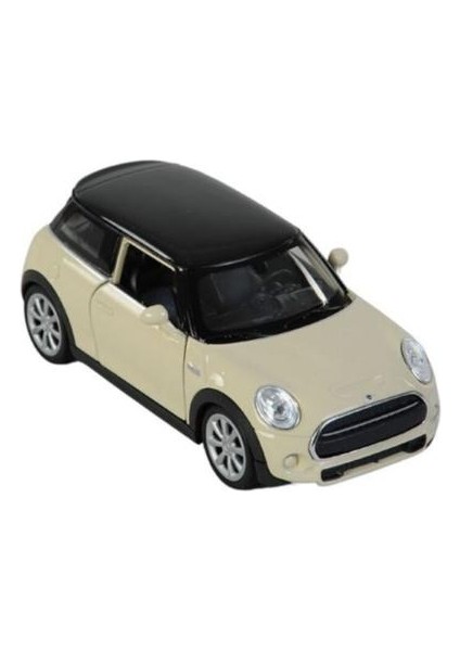 Çek Bırak Metal Mini Cooper Çocuk Araba Oyuncak 12 cm Krem modelleri
