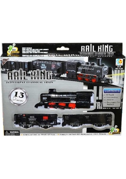 Vardem Pilli Işıklı Raylı Tren Seti Ekspres 13 Parça