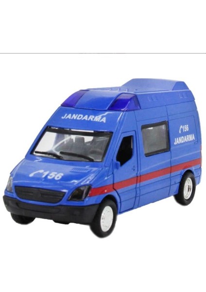 Işıklı Sesli Metal Cekbırak 1/36 Ölçek Jandarma Oyuncak modelleri