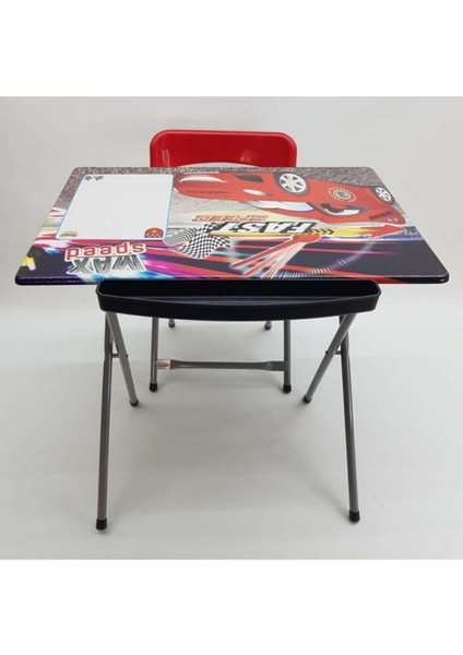 Dzc Kuzenler Avm Max Speed Cars Çocuk Lisanslı Çalışma Masa Sandalye Seti Yazı Tahtalı Kalemlikli modelleri