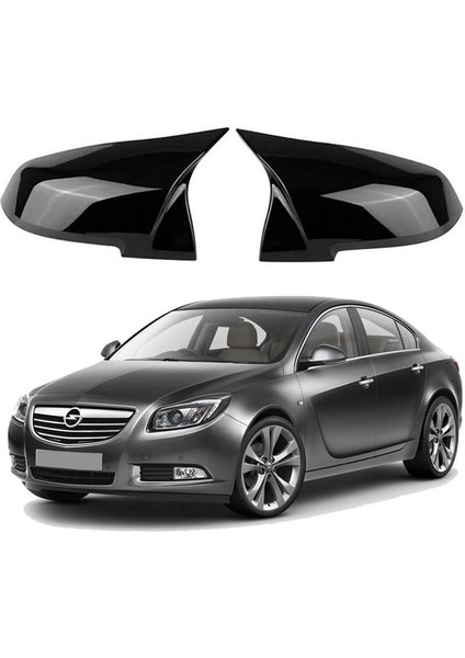 Opel Insignia 08-17 Araca Özel Batman Yarasa Ayna Kapağı Pianoblack