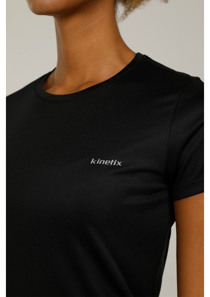 SN230 Basic Pes C Neck T- Siyah Kadın T-Shirt fırsatları