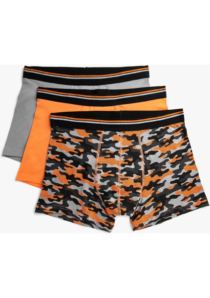 Pamuklu Erkek 3'lü Boxer Seti