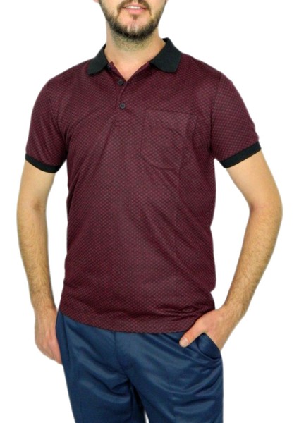 Erkek Polo Yaka Jakarlı Tişört BGL-ST00535
