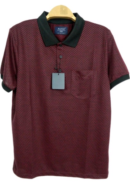 Erkek Polo Yaka Jakarlı Tişört BGL-ST00535