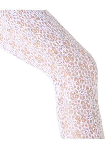 2li Bahardalı/geometrik Desenli Dantel File Çocuk Külotlu Çorap 9-12 Yaş modelleri