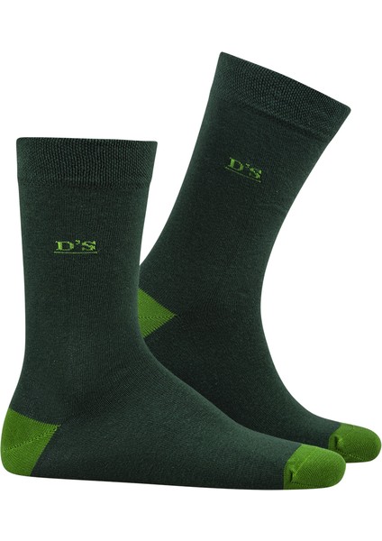 Erkek Pamuk Çorap Renkli Yeşil fırsatları