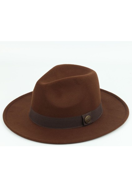 Kışlık Kahve Panama Fötr Erkek Şapka fırsatları