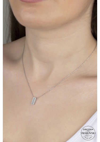 Union Swarovski Zirconia Kadın Gümüş Kolye