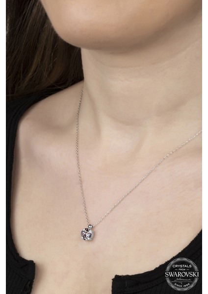Union Swarovski Crystal Kadın Ss Gümüş Kolye