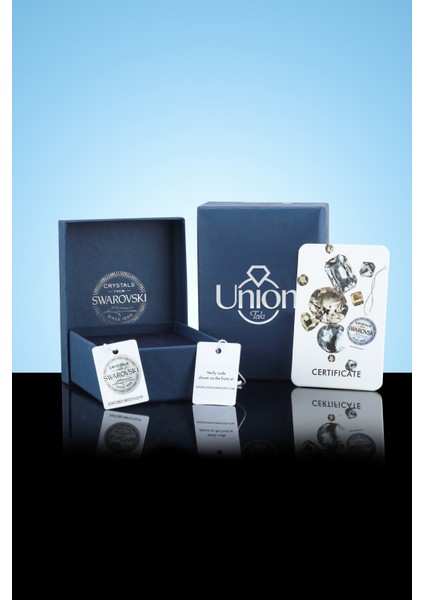 Union Swarovski Crystal Kadın Ss Gümüş Kolye
