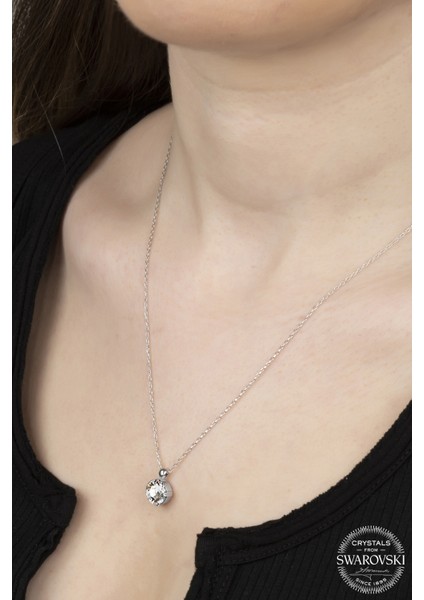 Union Swarovski Crystal Kadın Ss-2 Gümüş Kolye