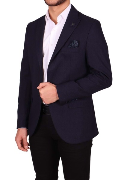 Mavi Slimfit Tek Ceket