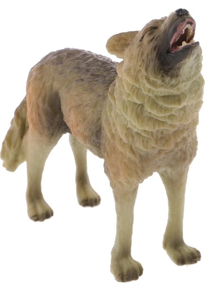 Gerçekçi Howling Kurt ve Kutup Ayı Hayvan Modeli Action Figure Çocuk Oyuncak Hediye fiyatları