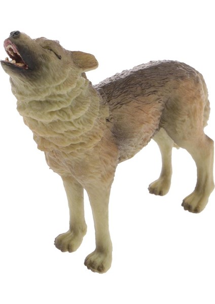 Gerçekçi Howling Kurt ve Kutup Ayı Hayvan Modeli Action Figure Çocuk Oyuncak Hediye fırsatları
