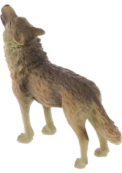 Gerçekçi Howling Kurt ve Kutup Ayı Hayvan Modeli Action Figure Çocuk Oyuncak Hediye indirimleri
