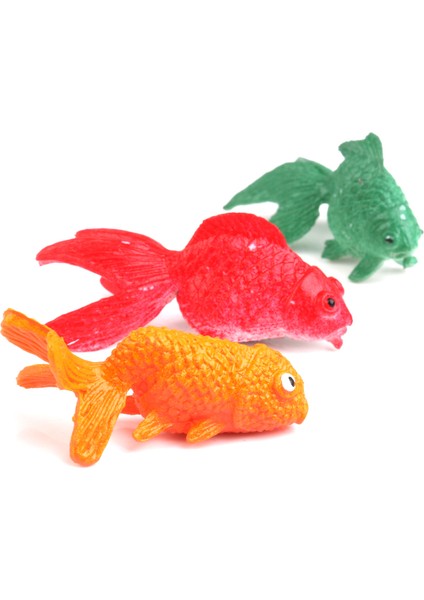 24-Piece Plastik Deniz Hayvan Oyuncak Canlı Kaplumbağa Goldfish Parti Çantası Dolgu Maddeleri