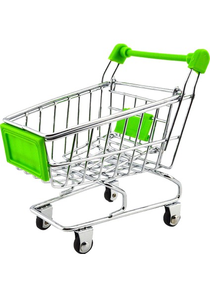 3 Adet Mini Alışveriş Sepeti Süpermarket Handcart Arabası Çocuk Oyun Oyna Pretend