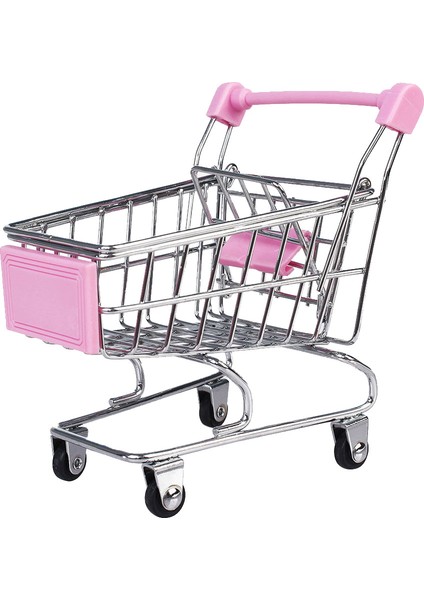 3 Adet Mini Alışveriş Sepeti Süpermarket Handcart Arabası Çocuk Oyun Oyna Pretend