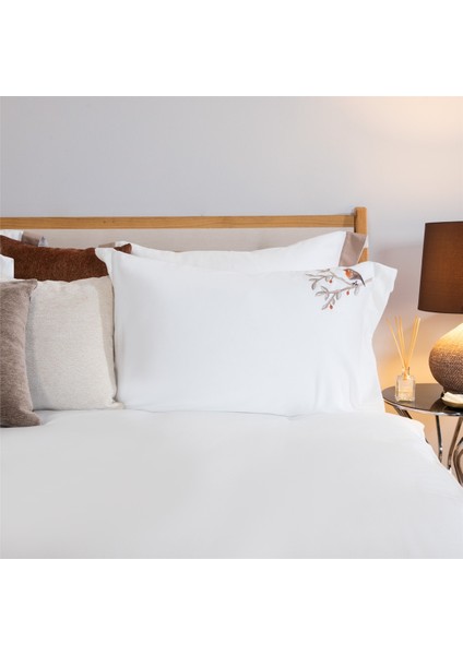 Pigeon Ekstra Çift Kişilik Nevresim Seti 274X234 cm Ekru fiyatları