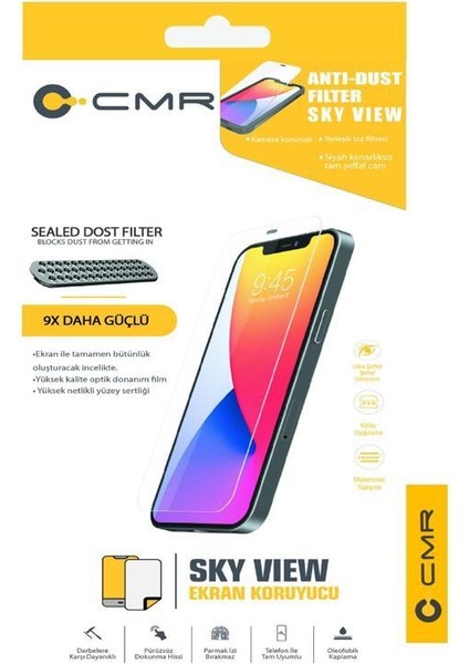 Apple iPhone 11 Pro Max Sky Vıew Full Kaplayan Cam Ekran Koruyucu