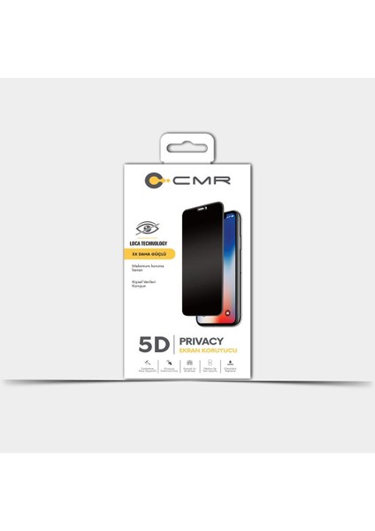 Apple iPhone 6 5d Prıvacy Full Kaplayan Cam Ekran Koruyucu