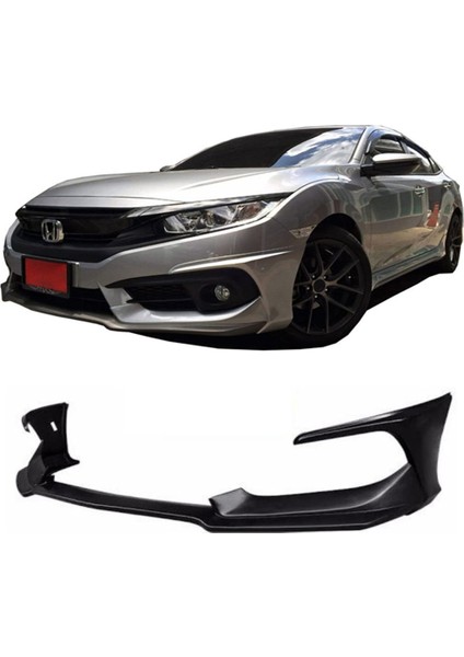 Honda Civic Fc5 Turbo Ön Ek 2016+ Plastik ,boyasız Ön Tampon