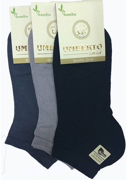6 Adet Erkek Bambu Patik Çorap - 307