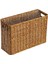Dergi Sepeti Konteynerler Plastik Rattan Çok Fonksiyonlu Kabinler Için Ev Işık Kahverengi(Yurt Dışından) 2